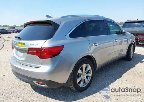 2016 Acura Mdx Advance Entertainment Packages/Advance Package из США, поврежденный, VIN 5FRYD3H95GB015938